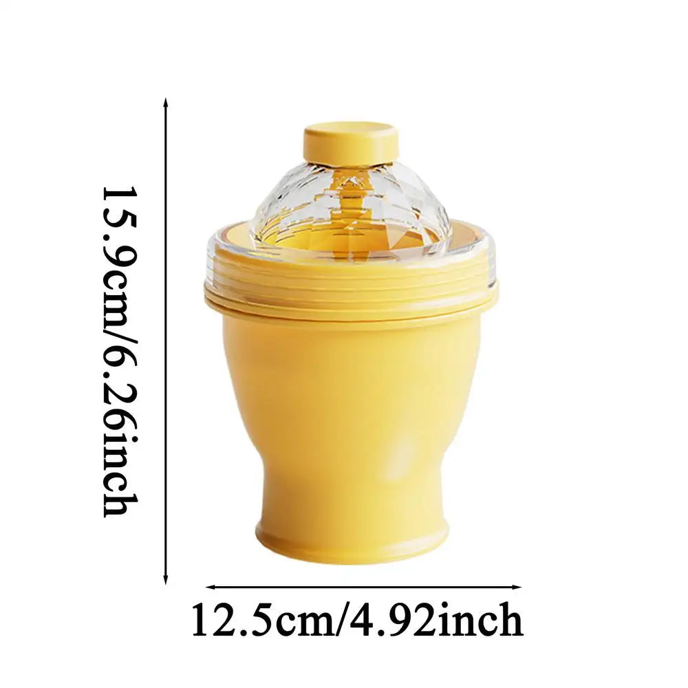 2 in 1 Ice Ball Maker Cup Foldable Leakproof Water Bottle With Straw Lid Silicone Ice Mold Portable