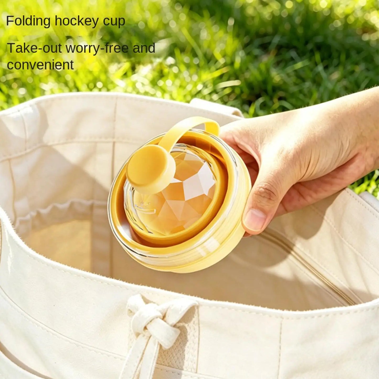 2 in 1 Ice Ball Maker Cup Foldable Leakproof Water Bottle With Straw Lid Silicone Ice Mold Portable