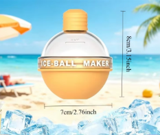 Home Bar Essential: Silicone Ice Ball Mold for Making Smooth Round Ice Cubes